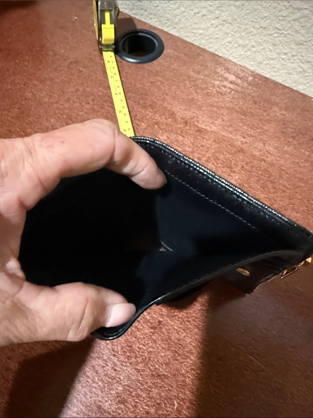 Saint Laurent Black Quilted Leather Zip Wallet with Gold YSL Emblem